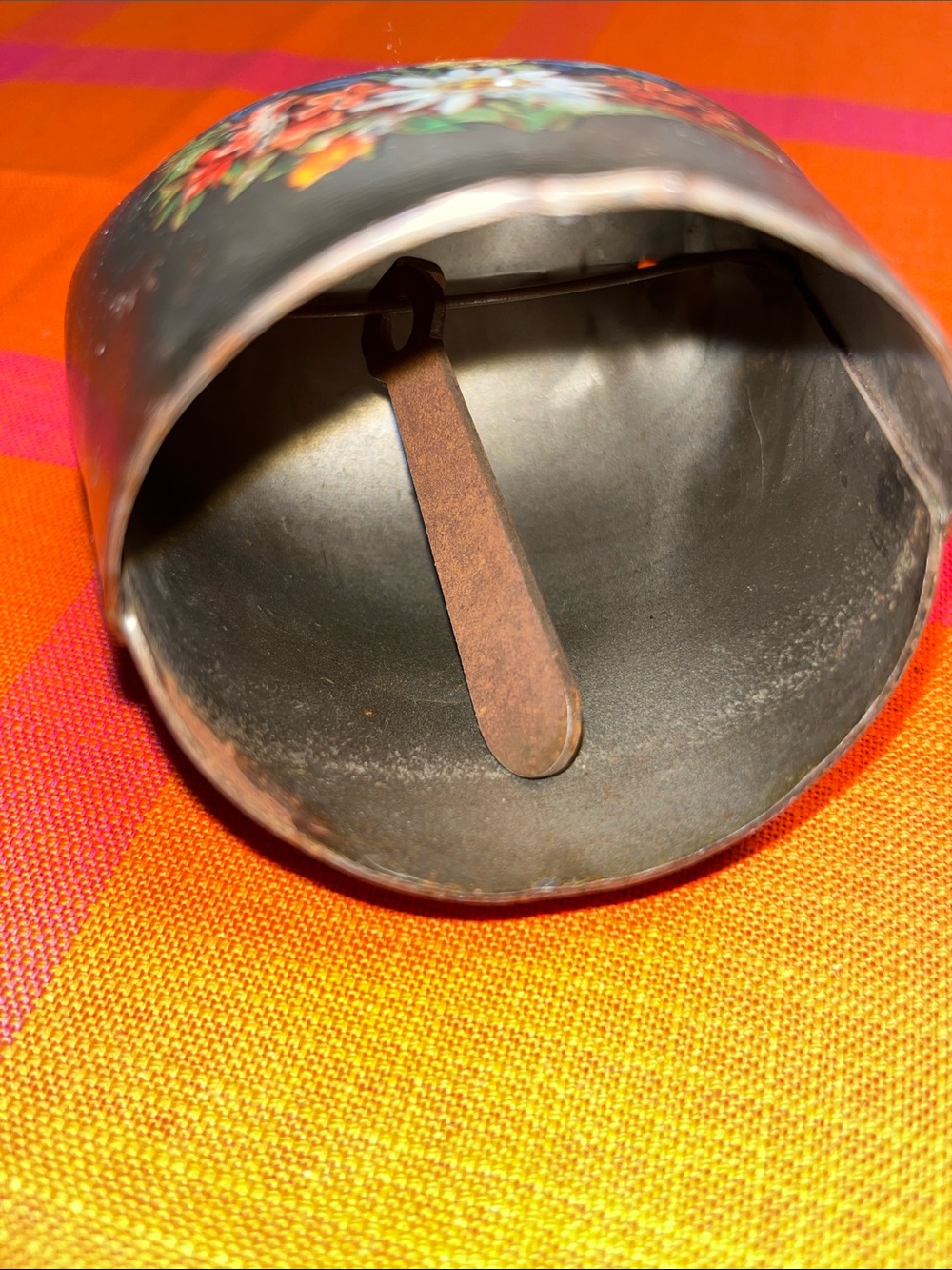 Vintage Floral Cowbell - Picture 3 of 3